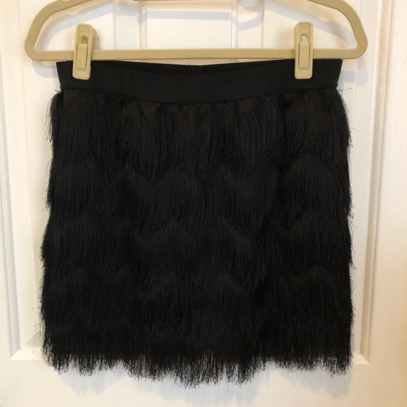 Leith fringed miniskirt - size large - Picture 1 of 5